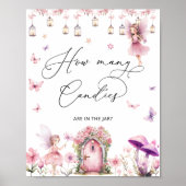 フローラ妖精の庭Jarポスターのキャンディーの数 ポスター (正面)