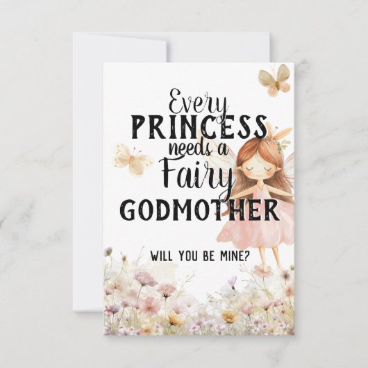 フローラ妖精ゴッドマザー提案写真 サンキューカード (正面)