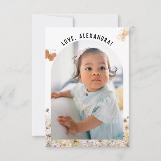 フローラ妖精ゴッドマザー提案写真 サンキューカード (裏面)