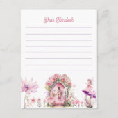 フローラ妖精マジカル誕生日タイムカプセルカード エンクロージャーカード (正面)