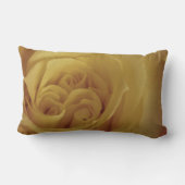 フローラ姉妹は永遠に黄色いバラの花 ランバークッション (裏面)