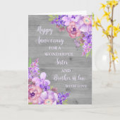 フローラ姉弟の法周年記念 カード (黄色い花)