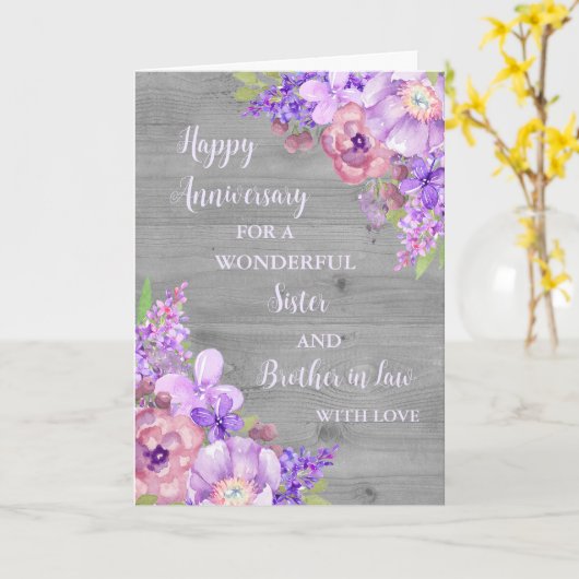 フローラ姉弟の法周年記念 カード (黄色い花)