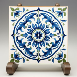 フローラ威厳のあるイタリアメダリオンシチリア タイル