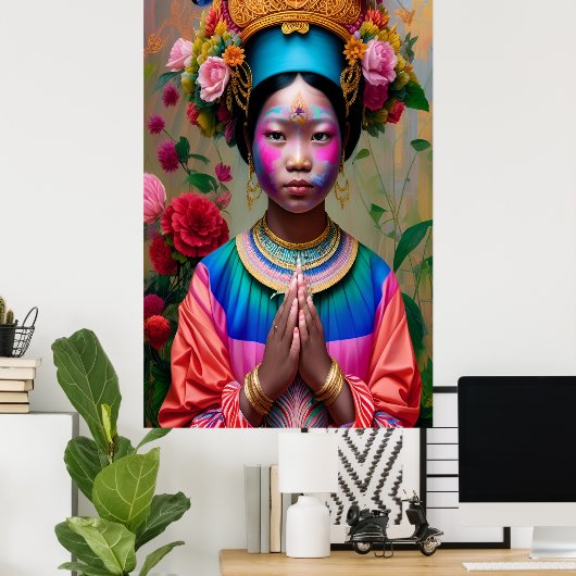 フローラ娘 ポスター (ホームオフィス)