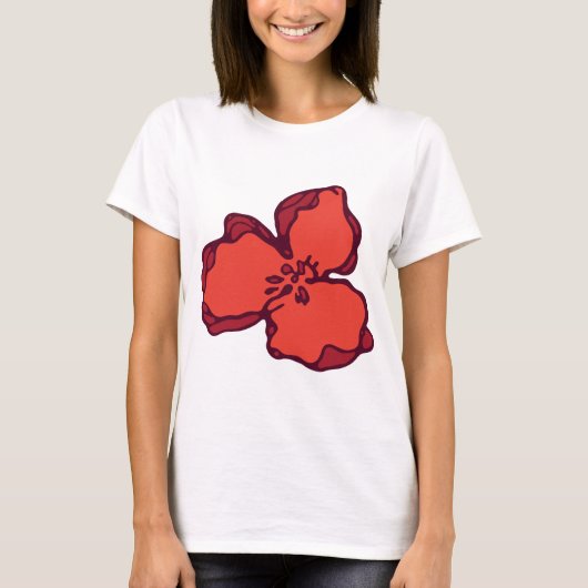 フローラ婦人基本Tシャツ:スタイル開花 Tシャツ (正面)