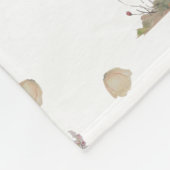 フローラ子供部屋プリントベビーブランケット フリースブランケット (角)