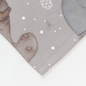 フローラ子供部屋ホリデープリントベビーブランケット フリースブランケット (角)