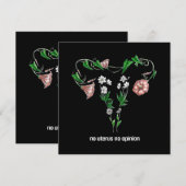 フローラ子宮なし女性権利 セーブザデート (正面/裏面)