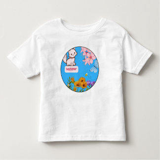 フローラ子猫カワイネスベビーTシャツ トドラーTシャツ