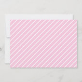 フローラ子猫写真誕生日キッズキュートゴールデンパーティー 招待状 (裏面)