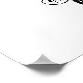 フローラ孔雀パターンカスタムポスター ポスター (角)