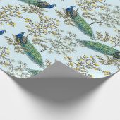 フローラ孔雀ラッピング紙 ラッピングペーパー (角)