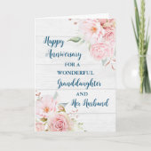 フローラ孫娘と夫の記念日 カード (正面)