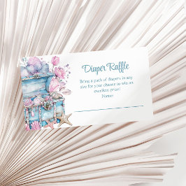 フローラ宝箱の水中おむつラッフル エンクロージャーカード