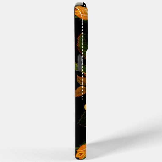 フローラ家宝バラブラックイエローピンク Case-Mate iPhoneケース (裏面 / 右)