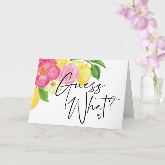 フローラ家族に対する妊娠の告知を推測する カード (蘭)