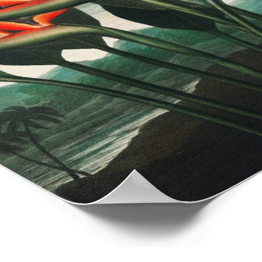 フローラ寺のクイーン植物 ポスター (角)