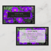 フローラ専門家とプロフェッショナルの花屋 名刺 (正面/裏面)