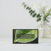 フローラ専門家とプロフェッショナル快適busin 名刺 (スタンド正面)
