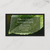 フローラ専門家とプロフェッショナル快適busin 名刺 (裏面)