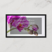 フローラ専門家プロフェッショナル快適orchid 名刺 (裏面)