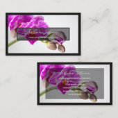 フローラ専門家プロフェッショナル快適orchid 名刺 (正面/裏面)