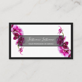 フローラ専門家プロフェッショナル快適orchid bu 名刺