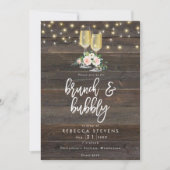 フローラ小豆大のブライダルシャワー 招待状 (正面)