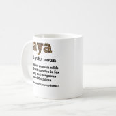 フローラ屋屋定義おばあちゃんの母の日の祖母 コーヒーマグカップ (正面左)