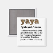 フローラ屋屋定義おばあちゃんの母の日の祖母 マグネット (正面/裏面)