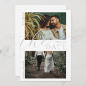 フローラ山結婚ポピーの2枚救撮影日 招待状 (正面/裏面)