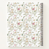 フローラ山花パーソナライズされたレシピ ノートブック (裏面)