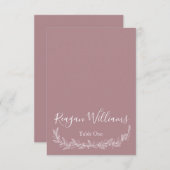 フローラ崇拝 招待状 (正面/裏面)