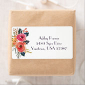 フローラ差出人住所ラベル ラベル (インサイチュ)