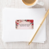 フローラ差出人住所ラベル ラベル (インサイチュ)