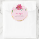 フローラ差出人住所封筒封止装置 ラウンドシール (バッグ)