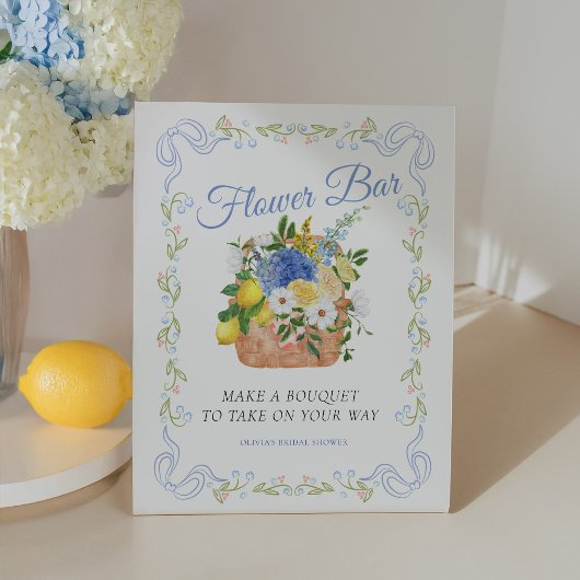 フローラ市場からフレッシュオフ農家花バー 台座サイン