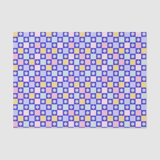 フローラ市松模様に- Callie 薄葉紙 (正面)