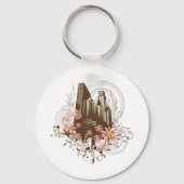 フローラ市 キーホルダー (正面)