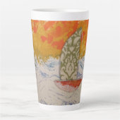 フローラ帆 カフェラテマグ (正面)