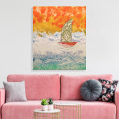 フローラ帆 キャンバスプリント (インサイチュ (リビング))