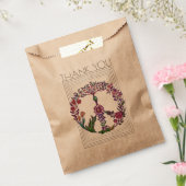 フローラ平和シンプル印モダン花パワークラフト フェイバーバッグ (封をした状態)