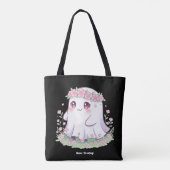 フローラ幽霊のハロウィーンの女性用衣装 トートバッグ (裏面)