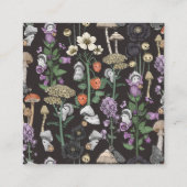 フローラ幽霊ハロウィンベビーシャワーオムツラッフル エンクロージャーカード (裏面)