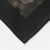 フローラ幽霊読の本ハロウィーンの衣装ゴシック フリースブランケット (角)