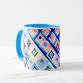 :フローラ幾何学的マグカップ マグカップ (正面左)