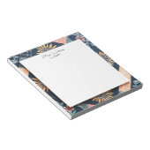 フローラ幾何模様パーソナライズされた先生ギフト ノートパッド (アングル)