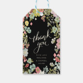 フローラ庭園の結婚式サンキューギフトラベル ギフトタグ (裏面)