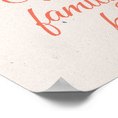 フローラ庭園の結婚式シート記号を選択 ポスター (角)